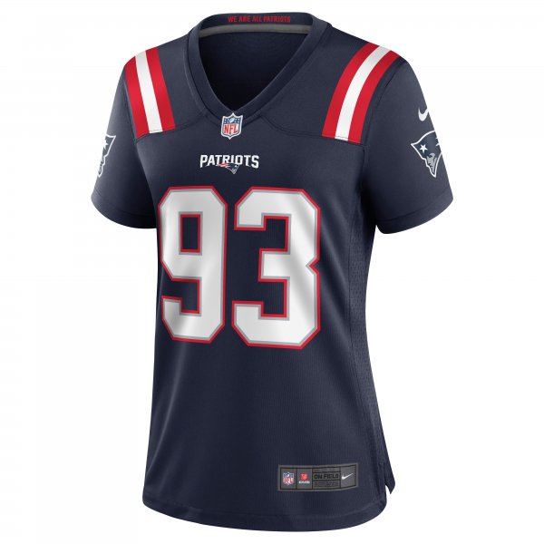 Women's New England Patriots Lawrence Guy Nike Navy Game Jersey