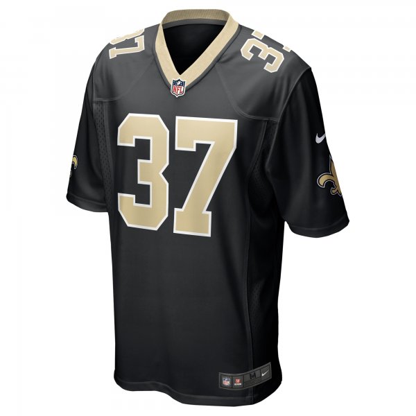 Men's New Orleans Saints Jordan Mims Nike  Black Team Game Jersey