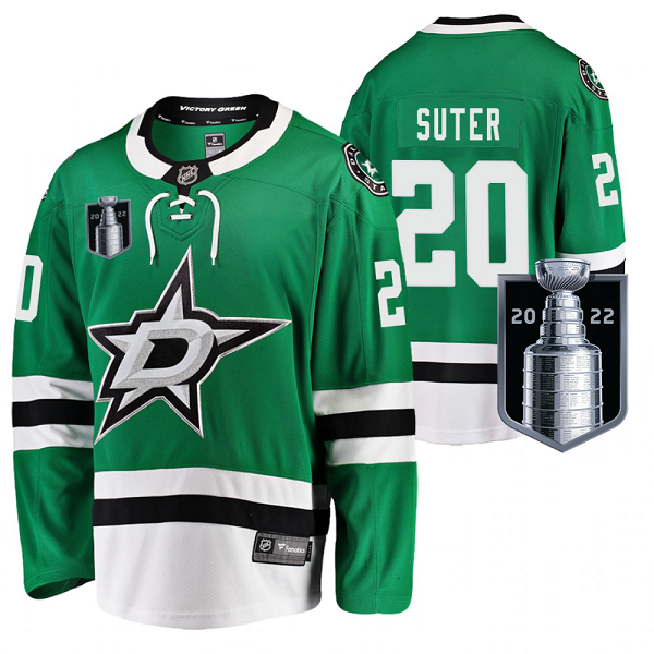 Men's Dallas Stars Ryan Suter 2022 Stanley Cup Playoffs #20Home