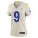 Women's Los Angeles Rams Matthew Stafford Nike Bone Player Game Jersey