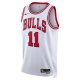 Unisex Chicago Bulls DeMar DeRozan Nike White Swingman Jersey - Association Edition