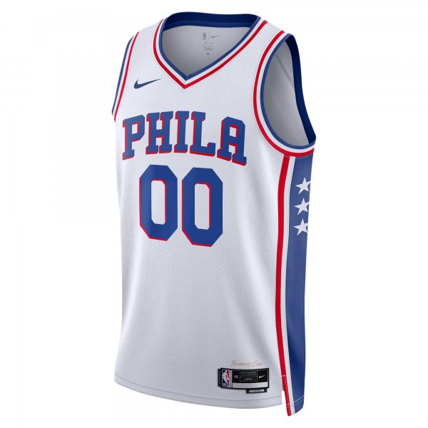 Unisex Philadelphia 76ers Nike White 2022/23 Swingman Custom Jersey - Association Edition