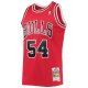 Men's Chicago Bulls Horace Grant Mitchell & Ness Red 1990/91 Throwback Dark Swingman Jersey