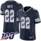 Dallas Cowboys #22 Emmitt Smith Navy Blue Team Color Men's Stitched NFL 100th Season Vapor Limited Jersey