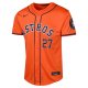 Youth Houston Astros Jose Altuve Nike Orange Alternate Limited Player Jersey