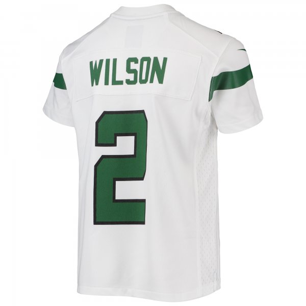 Youth New York Jets Zach Wilson Nike White Game Jersey