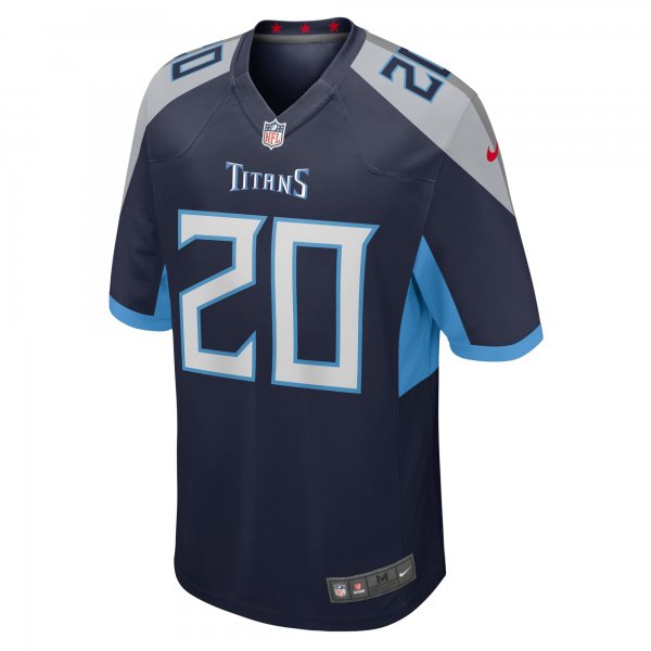 Men's Tennessee Titans Kindle Vildor Nike  Navy Team Game Jersey