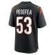 Men's Cincinnati Bengals TJ Pesefea Nike  Black Team Game Jersey