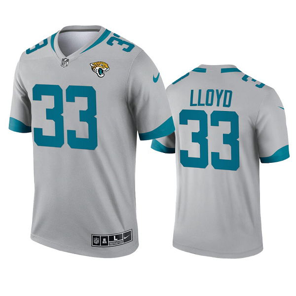 Jacksonville Jaguars Devin Lloyd #33 Silver Inverted Limited Jersey