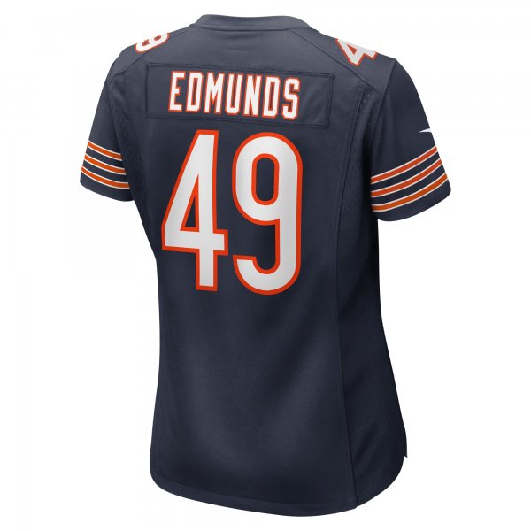 Women's Chicago Bears Tremaine Edmunds Nike Navy Game Player Jersey