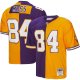 Men's Minnesota Vikings Randy Moss Mitchell & Ness Purple/Gold 1998 Split Legacy Replica Jersey