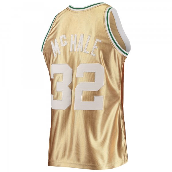 Men's Boston Celtics Kevin McHale Gold Mitchell & Ness 75th Anniversary 1985/86 Hardwood Classics Swingman Jersey