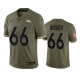 Men's Denver Broncos #66 Dalton Risner Olive 2022 Salute To Service Nike Player Limited NFL Jersey