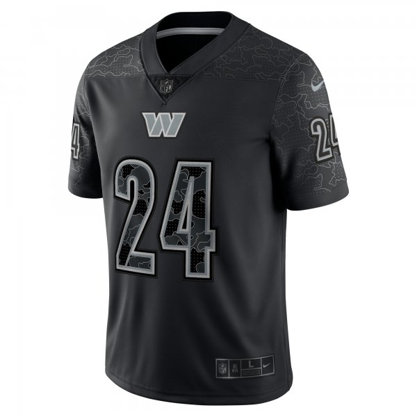 Men's Washington Commanders Antonio Gibson Nike Black RFLCTV Limited Jersey