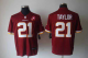 Nike Washington Redskins #21 Sean Taylor Burgundy Red Team Color With 80TH Patch Men's Embroidered NFL Game Jersey