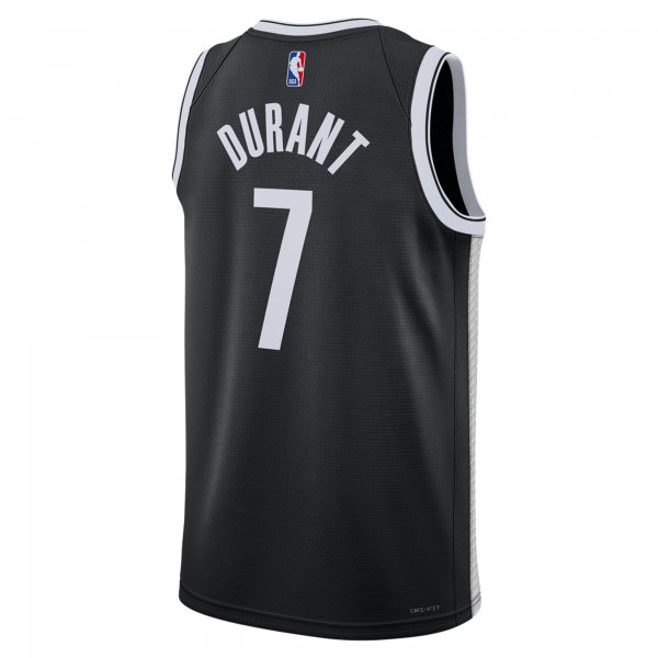 Unisex Brooklyn Nets Kevin Durant Nike Black Swingman Jersey - Icon Edition