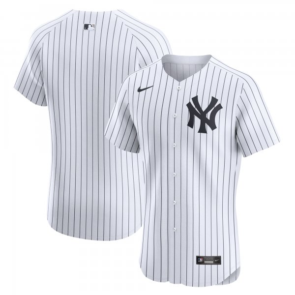 Men's New York Yankees Nike White Home Elite Jersey