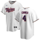 Youth Minnesota Twins #4 Carlos Correa Home White MLB Jersey