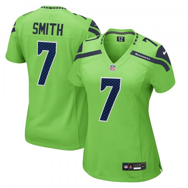 Women's Seattle Seahawks Geno Smith Nike Neon Green  Game Jersey