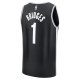 Men's Brooklyn Nets Mikal Bridges Fanatics Black Fast Break Player Jersey - Icon Edition