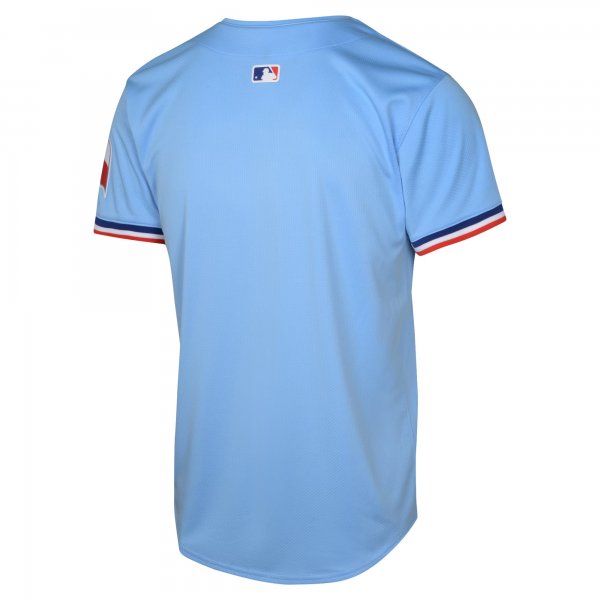 Youth Texas Rangers NikeLight  Blue Alternate Limited Jersey