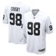 Men's Las Vegas Raiders #98 Maxx Crosby Nike White Game Jersey
