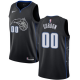 Men's Nike Orlando Magic #00 Aaron Gordon Black Swingman City Edition 2018/19 NBA Jersey