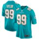 Men's Miami Dolphins Jason Taylor Nike Aqua Game Retired Player Jersey