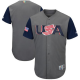 Team USA Blank Gray 2017 World Baseball Classic Stitched MLB Jersey