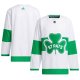 Men's Toronto Maple Leafs  adidas White St. Patricks Alternate Primegreen Jersey