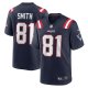 Men's New England Patriots Jonnu Smith Nike Navy Game Jersey