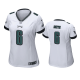 Women's Philadelphia Eagles #6 DeVonta Smith White Game Jersey