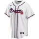 Men's Atlanta Braves Nike White Home Replica Custom Jersey