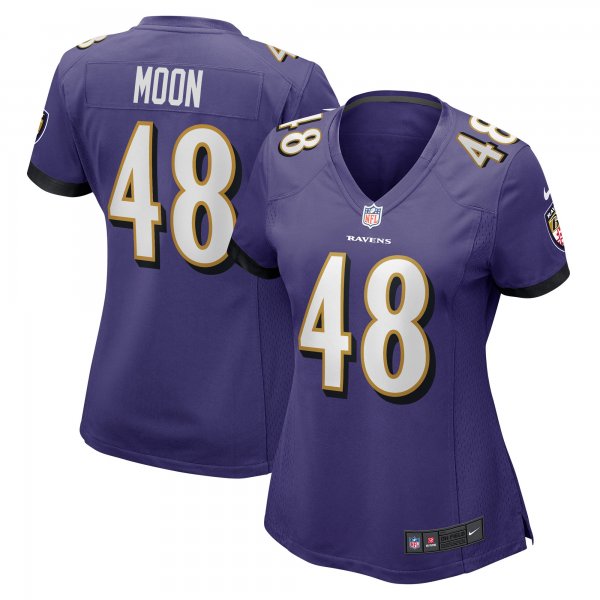 Women's Baltimore Ravens Jeremiah Moon Nike Purple Game Player Jersey