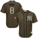 New York Yankees #8 Yogi Berra Green Salute to Service Stitched MLB Jersey