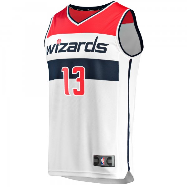 Men's Washington Wizards Jordan Poole Fanatics White Fast Break Player Jersey - Association