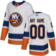 Men's Adidas New York Islanders White Away NHL Customized Jersey