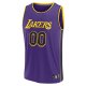 Youth Los Angeles Lakers  Fanatics Purple Fast Break Replica Custom Jersey - Statement Edition