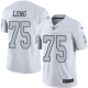 Men's Nike Las Vegas Raiders #75 Howie Long White Stitched NFL Limited Rush Jersey