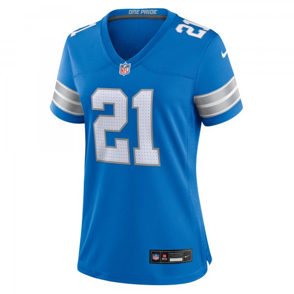 Women's Detroit Lions Amik Robertson Nike  Blue Team Game Jersey