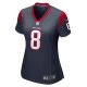 Women's Houston Texans John Metchie III Nike Navy Game Player Jersey