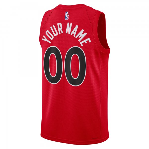 Unisex Toronto Raptors Nike Red Swingman Custom Jersey - Icon Edition