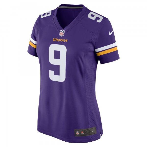 Women's Minnesota Vikings J.J. McCarthy Nike Purple 2024 NFL Draft First Round Pick Player Game Jersey