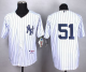 New York Yankees #51 Bernie Williams White Cool Base Stitched MLB Jersey