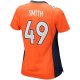 Women's Denver Broncos Dennis Smith Nike Orange Game Retired Player Jersey