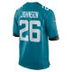 Women's Jacksonville Jaguars D'Ernest Johnson Nike Teal Game Jersey