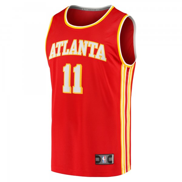 Men's Atlanta Hawks Trae Young Fanatics Red Fast Break Replica Jersey - Icon Edition