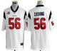 Nike Houston Texans #56 Brian Cushing White With C Patch Men's Stitched NFL Game Jersey