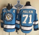 Pittsburgh Penguins #71 Evgeni Malkin Blue Alternate CCM Throwback 2017 Stanley Cup Finals Champions Stitched NHL Jersey