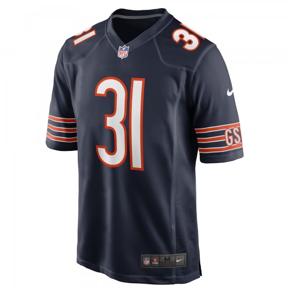 Men's Chicago Bears Jaylon Jones Nike Navy Game Player Jersey